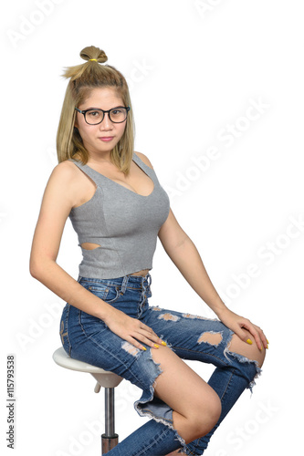 Sexy Poses On A Chair koncious kutie julia ann shower